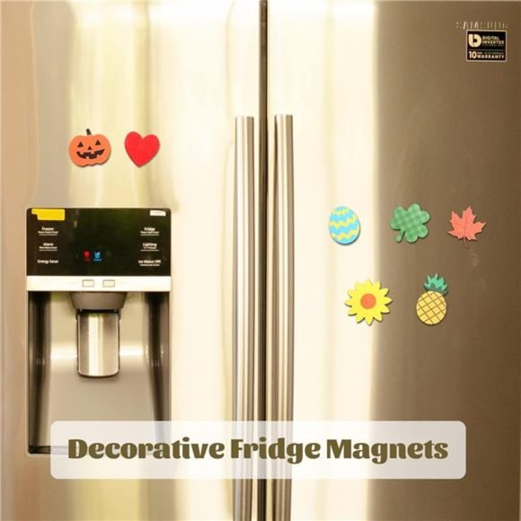 Interchangeable Welcome Sign Rustic Wood Home Decor with 12 Seasonal Magnets - Picture 7 of 8